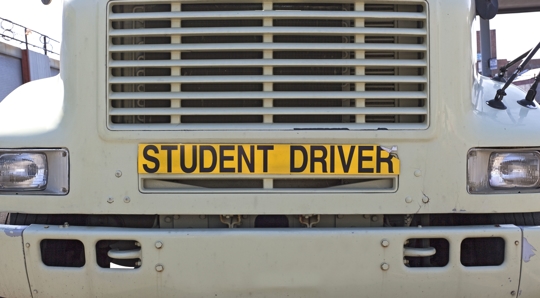 Student Driver truck
